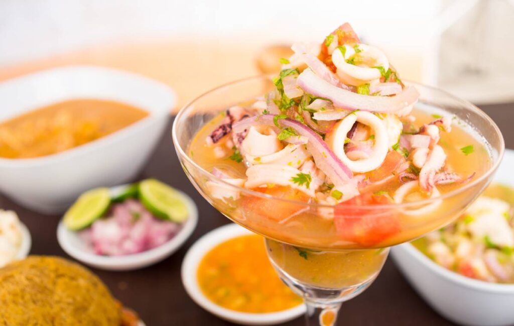 ceviche de calamar